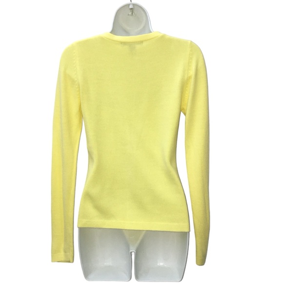 H&M Yellow Lightweight  Cardigan Sweater - Women’s 6 - Picture 9 of 15